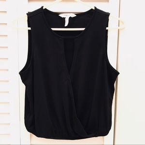 BCBGeneration Wrap Crop Top XS